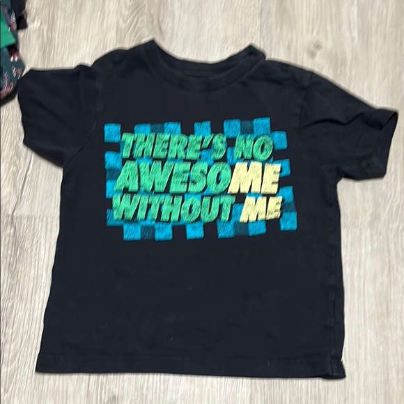 4/$30 Kids Black Graphic T-Shirt - Picture 1 of 1